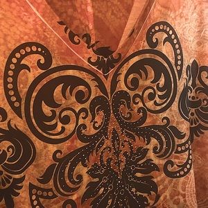 🐝 LONG STUDDED DRESSY PLUS TOP